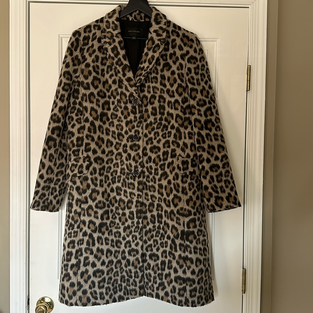 Ann Taylor Wool Blend Coat, Large